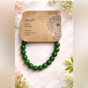 Henna Jade Green Bracelet